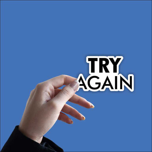 Try again Sticker