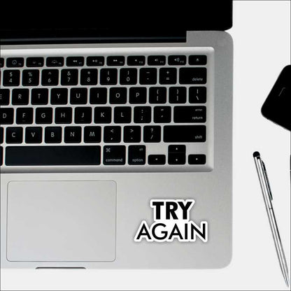 Try again Sticker