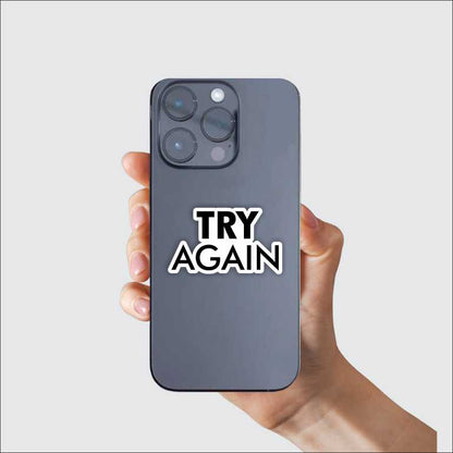 Try again Sticker