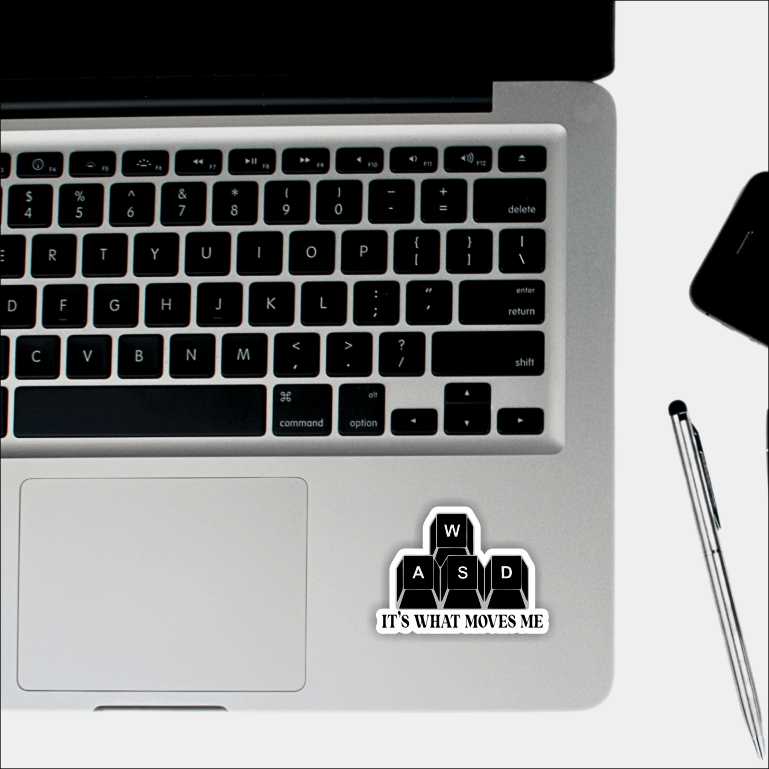 WASD Sticker