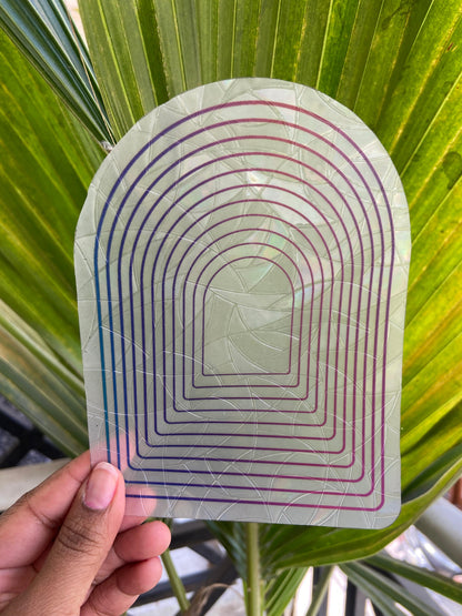 Holo Arch Suncatcher Sticker