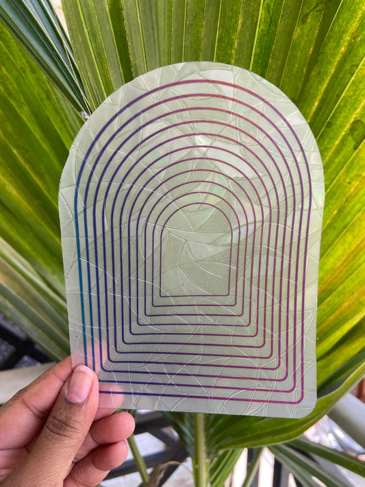 Holo Arch Suncatcher Sticker