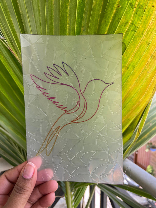 Wings of Freedom Suncatcher Sticker