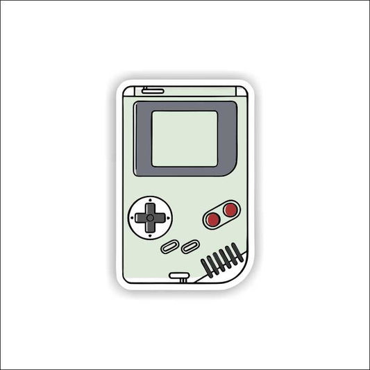 White Game Boy Sticker