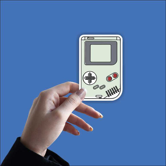 White Game Boy Sticker