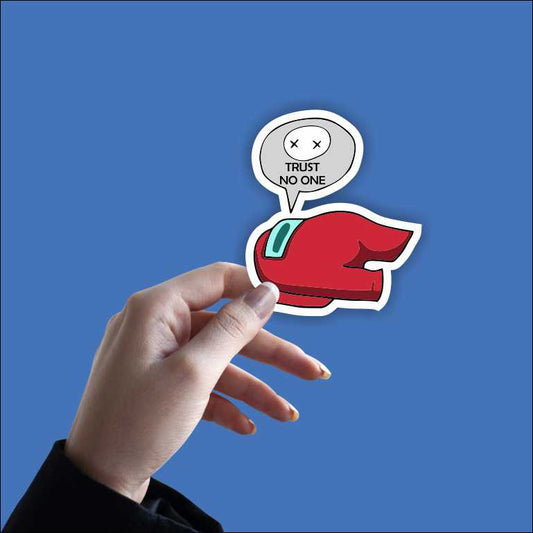 Among Us Trust No One Sticker
