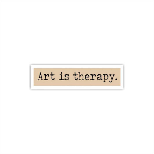 Art Is Therapy Sticker