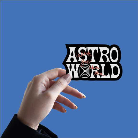 Astro World Sticker