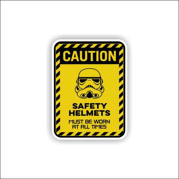 Caution Safety Sticker