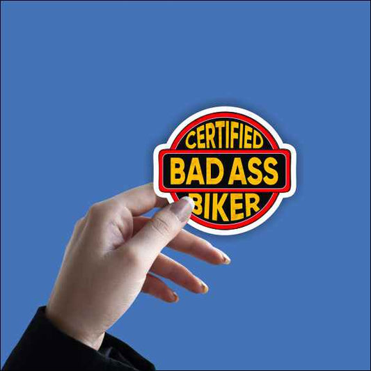 Certified Biker Sticker