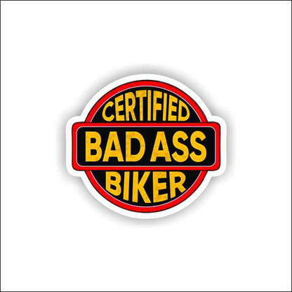 Certified Biker Sticker