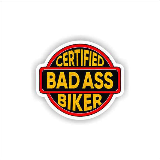 Certified Biker Sticker