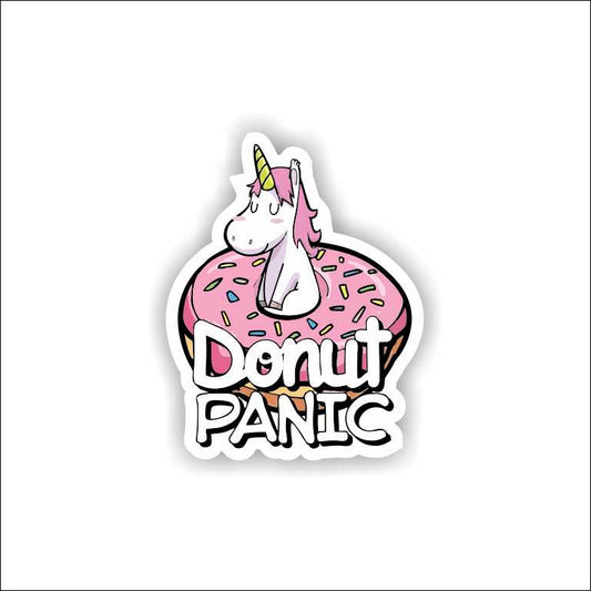 Donut Panic Sticker