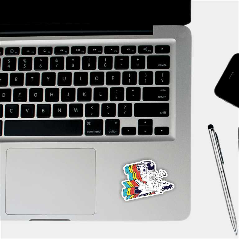 Funky Astronaut Sticker