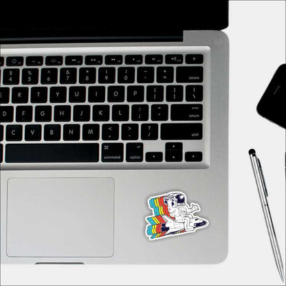 Funky Astronaut Sticker