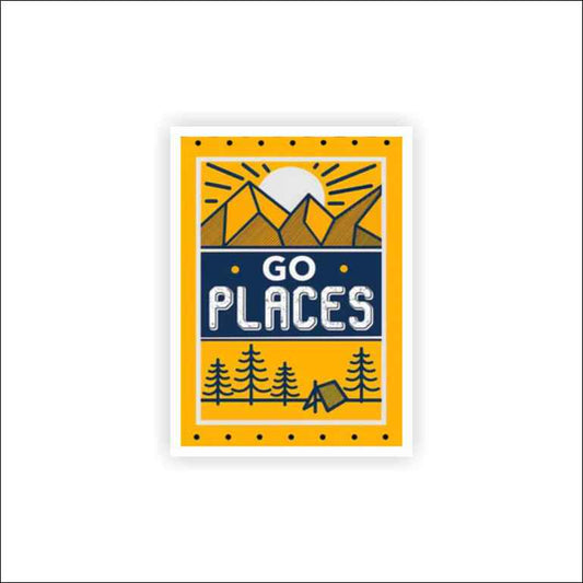 Go Places Sticker