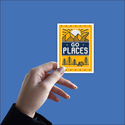 Go Places Sticker