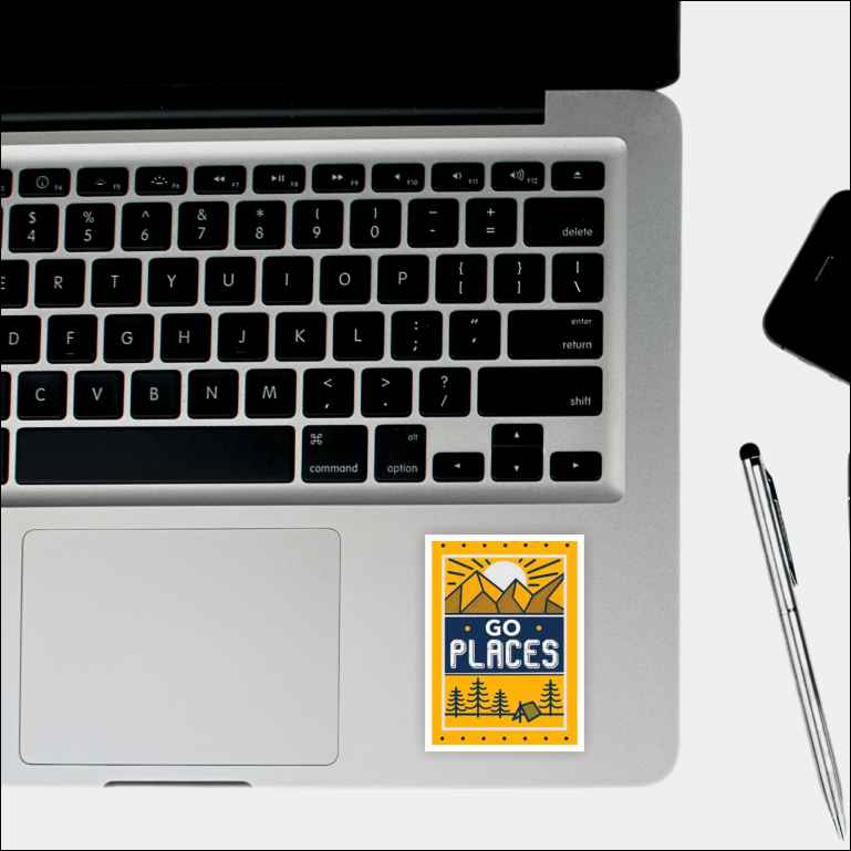 Go Places Sticker