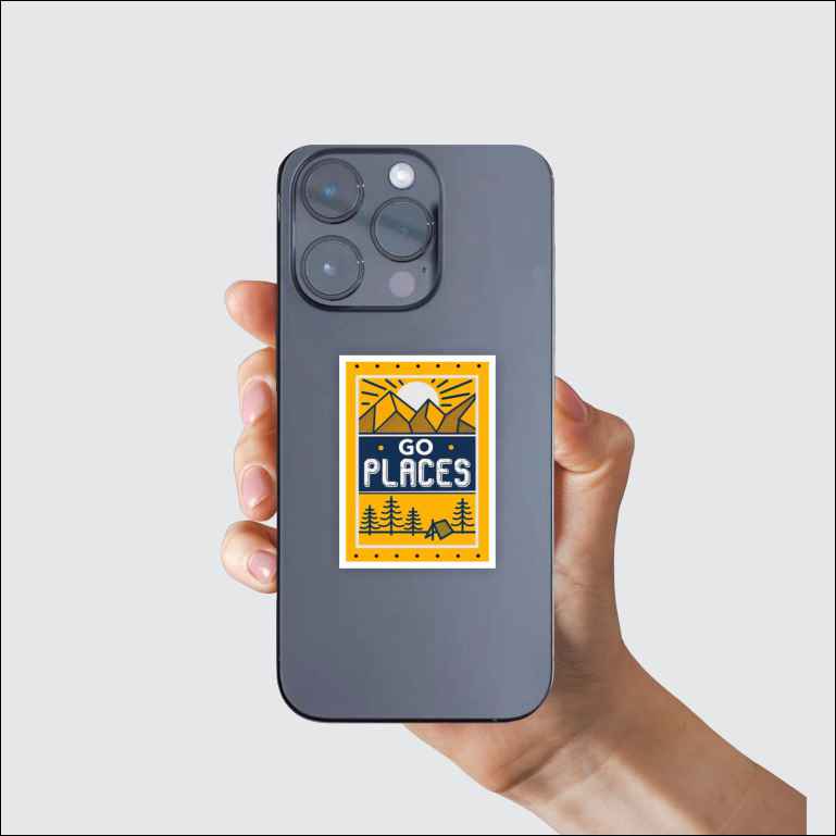 Go Places Sticker