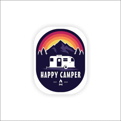 Happy Camper Sticker