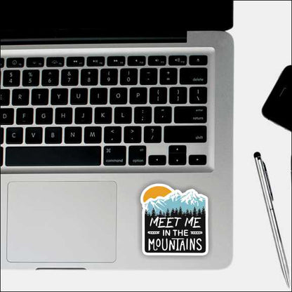 Meet In The Mountain Sticker