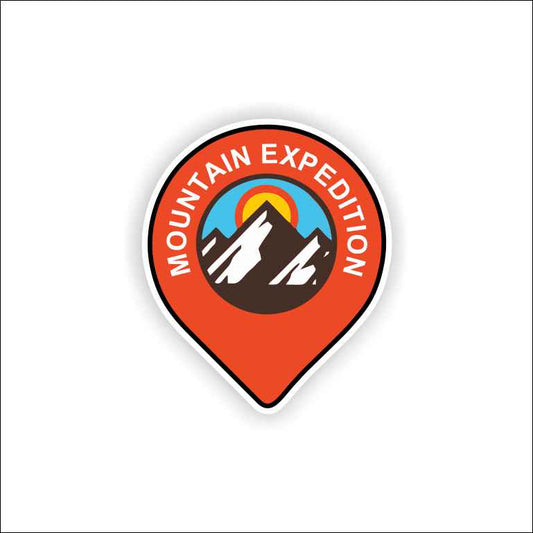 Mountain Expedition Sticker