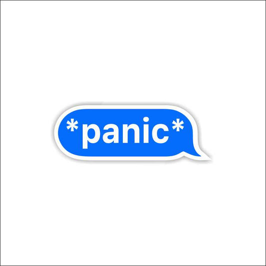 Panic Sticker