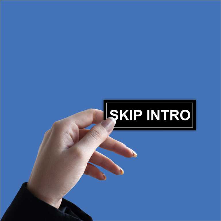 Skip Intro Sticker