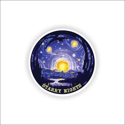 Starry Night Sticker