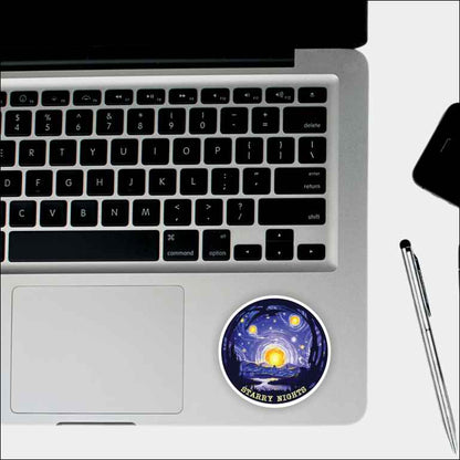 Starry Night Sticker
