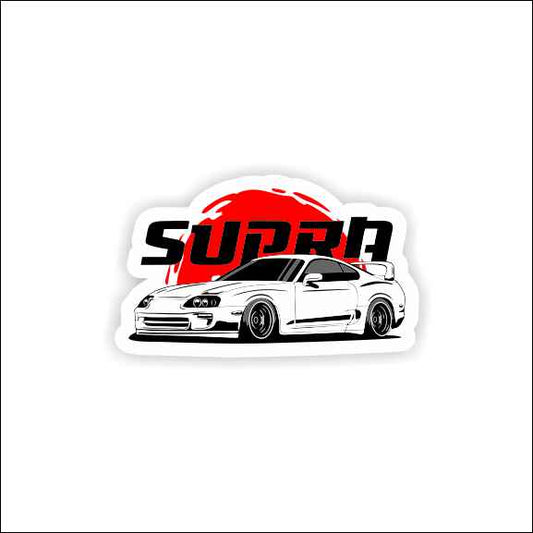 Supra Car Sticker