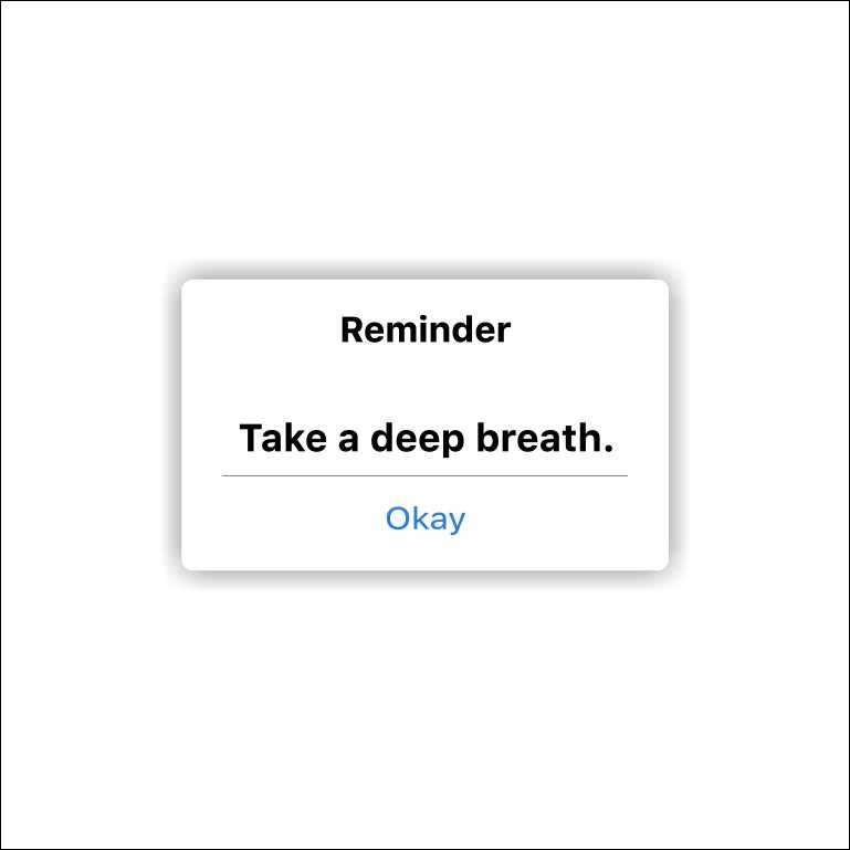 Take A Deep Breath Sticker