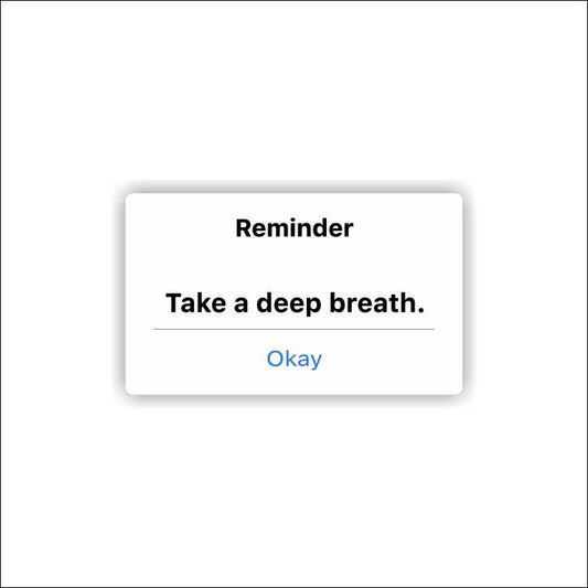 Take A Deep Breath Sticker