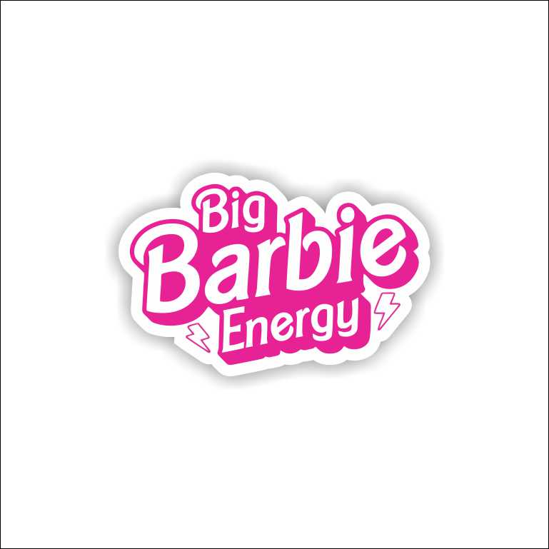 The Barbie Energy Sticker