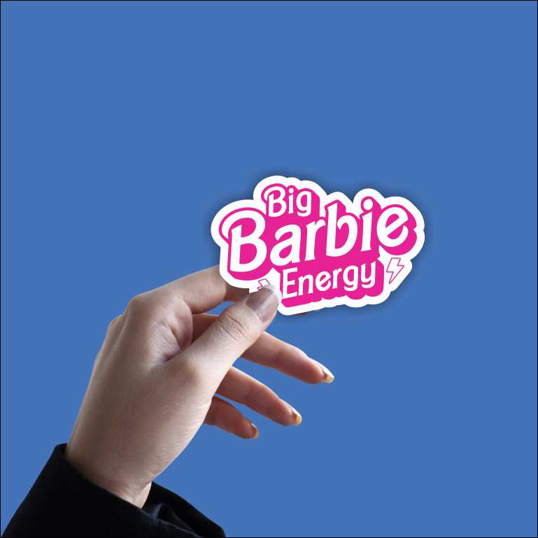 The Barbie Energy Sticker