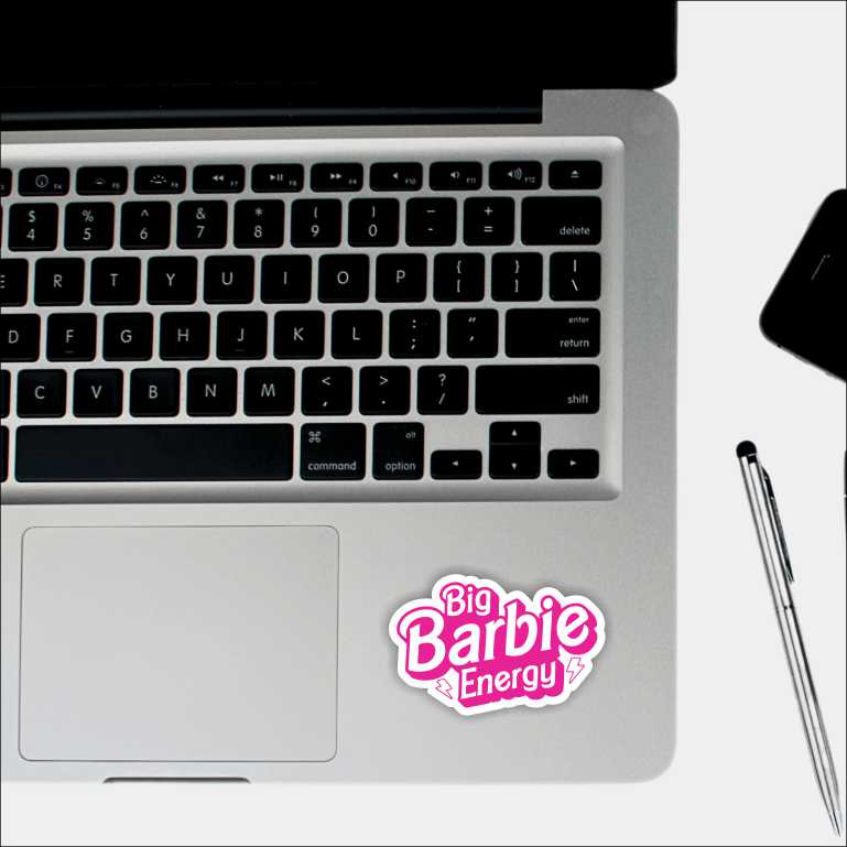 The Barbie Energy Sticker