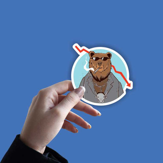 Trading Bear Sticker