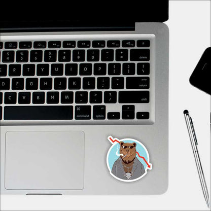 Trading Bear Sticker