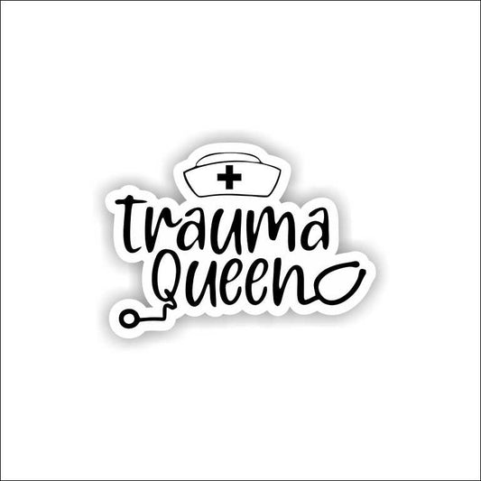 Trauma Queen Sticker