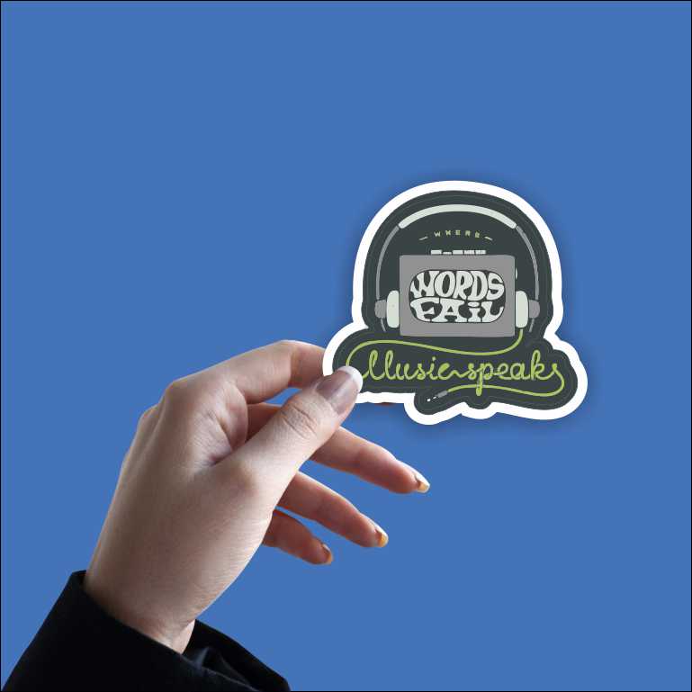When Words Fail Illusion Seeks Sticker