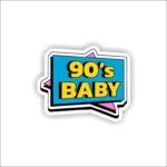 90s baby Sticker