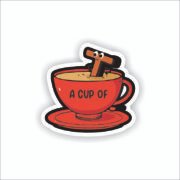 A cup of tea Sticker