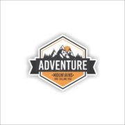Adventure mountains are calling Sticker