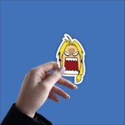 Angry edward elric Sticker - Image 2