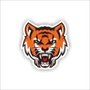Angry tiger Sticker