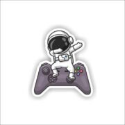 Astronut cabbing Sticker