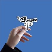 Awaaz Niche Sticker - Image 2