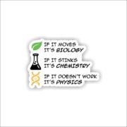 Biology Chemistry Sticker
