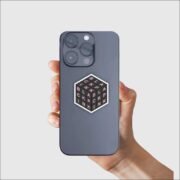 Black Pink Cube Sticker - Image 4