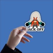Back Off Sticker - Image 2